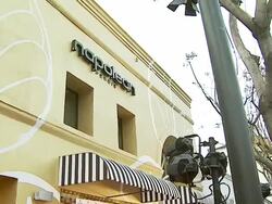 Celebrities Toast Beauty Giant Napoleon Perdis Unveiling Stock Footage