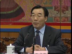 Tibetan delegates to the NPC commenting on the Dalai Lama News Clip