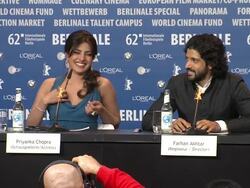 INTERVIEW: Ritesh Sidhwani on Shah Rukh Khan being at the premiere at Don - The King Is Back Press Conference: 62nd Berlin International Film Festival 2012 on February 10, 2012 in Berlin, Germany. (Footage by WireImage Video/Getty Images Entertainment Vide Stock Footage
