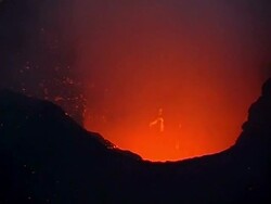 Volcanic eruptions on Mt. Etna, Sicily, Italy. Stock Footage