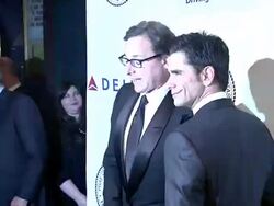 Bob Saget and John Stamos at The Friars Club Testimonial Dinner Honoring Don Rickles Stock Footage
