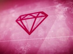 rose diamond loopable Stock Footage