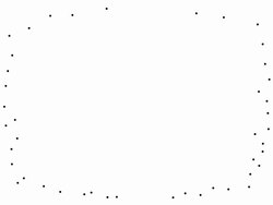 USER - male, pure black dots (TRANSITION) Stock Footage