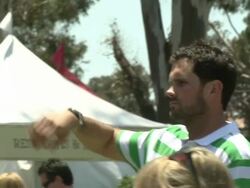 Matt Leinart at 23rd Annual 'A Time For Heroes' Celebrity Picnic Benefiting The Elizabeth Glaser Pediatric AIDS Foundation  Stock Footage