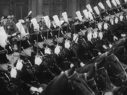 Queen Elizabeth II visits The Netherlands Stock Footage