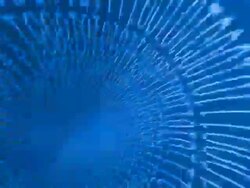 Data Tunnel #2 blue HD Stock Footage