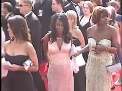 2005 Emmy Awards Entrance Stock Footage