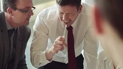 Business people brainstorming in meeting Stock Footage