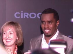 Sean 'Diddy' Combs Announces New Business Venture With Ciroc Vidka Stock Footage