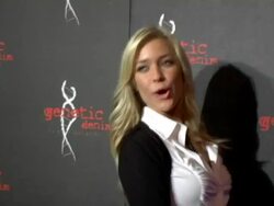 Genetic Denim's One-Year Anniversary and Launch of Their Re-Vamped Collection Red Carpet Stock Footage