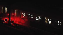 Protester removed by police; train departing Instructional Video