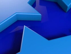 Glossy Stars Up Close - Blue (FUll HD) Stock Footage