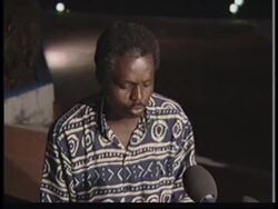 ZAIRE: KABILA'S FINANCE MINISTER MAWAPANGA MWANA NANGA PRESS TALK News Clip