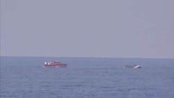 Migrants rescued from Mediterranean by MOAS News Clip