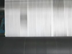 Web Offset Press Printing Newspaper Increases Speed Stock Footage