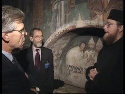KOSOVO: GRACANICA: OSCE CHIEF VOLLEBAEK VISIT News Clip