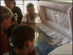 Wake for Mexico teen shot dead News Clip