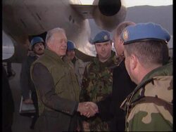 BOSNIA: JIMMY CARTER PEACE MISSION CONTINUES News Clip