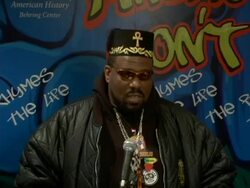 Launch of 'Hip-Hop Wont Stop The Beat, the Rhymes, The Life Collection Initiative' for the Smithsonian Institution Stock Footage