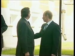 RUSSIA: GERMAN CHANCELLOR SCHROEDER VISIT (2) News Clip