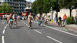 CLEAN: People take part in the 'World Naked Bike Ride 2011' News Clip