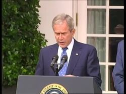 Bush comments on US financial rescue plan News Clip