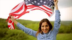 Mixed race American woman Stock Footage