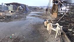 Fires Started In Calais Migrant Camp During Evacuation News Clip