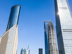 modern city Stock Footage