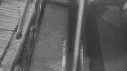 MONTAGE Weaver using a spinning wheel and loom Stock Footage