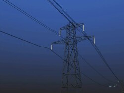 Power Transmission Stock Footage
