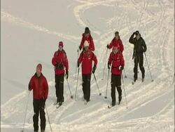 Prince Harry and Arctic expedition team News Clip