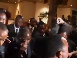 Mugabe, Tsvangirai comment as they leave talks News Clip