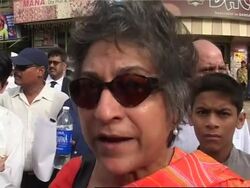 Up to 500 demonsrators join anti-Israel protest News Clip