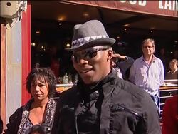 Michael Jackson fans moonwalk in Nelson Mandela square News Clip
