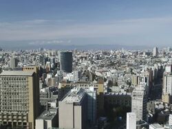 WS View of Tokyo skyline / Tokyo, Tokyo-To, Japan Stock Footage