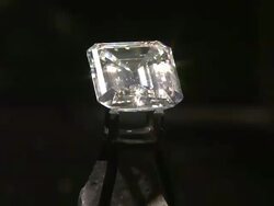 Christie's Previews the Ponahalo Diamonds Before Auction Stock Footage