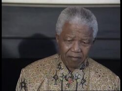 Nelson Mandela launches UK arm of his charity with De Beers sponsored fashion show. News Clip