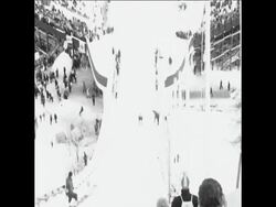 SYND 17 3 68 SOVIET SKIER WINS INTERNATIONAL SKI JUMP COMPETITION News Clip