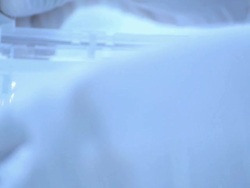 Scientist and bio lab experiment Stock Footage