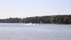 Speedboat slow motion Stock Footage
