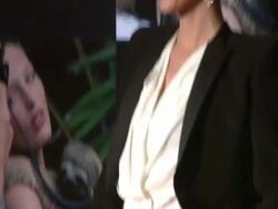 2010 Pirelli Calendar Launch Red Carpet Stock Footage