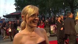 Interview with Anne-Marie Duff at the premiere of Suffragette News Clip