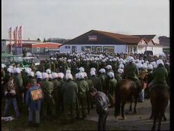 GERMANY: POLICE DETAIN ANTI NUCLEAR DEMONSTRATORS UPDATE (2) News Clip
