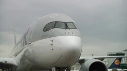 Qatar Airways became the first airline to ferry commercial passengers using the new Airbus A350 jetliner, flying from Qatar to Frankfurt, Germany in luxurious accommodations. (Jan. 15) News Clip