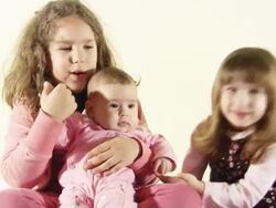 Sisters (HD) Stock Footage