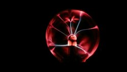 neon plasma ball Stock Footage
