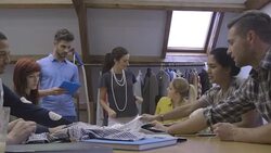 Designing new Fashions Stock Footage