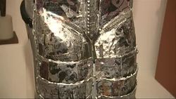 A New York City artist is on a mission to create wearable art that both makes a social statement, using cartoon images of super heroes, and empowers men and women to stand up to bullying, and gender stereotypes. (July 14) News Clip