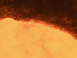 Melting Metal in the Foundry Stock Footage
